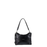 Borsa a Spalla in Vera Pelle Nero Pierre Cardin