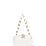 Borsa a Tracolla in Poliestere Bianco