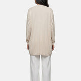 Vestito in Viscosa Beige