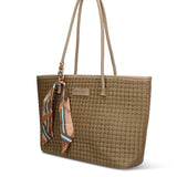 Borsa a Mano Donna in Pelle Vegana Verde