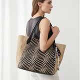 Borsa a Mano in Pelle Vegana Nero