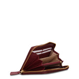 Portafoglio in Vera Pelle Bordeaux