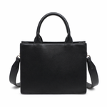 Borsa a Mano in Pelle Vegana Nero