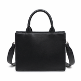 Borsa a Mano in Pelle Vegana Nero