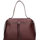 Borsa a Mano in Vera Pelle Bordeaux Chiara Ferretti