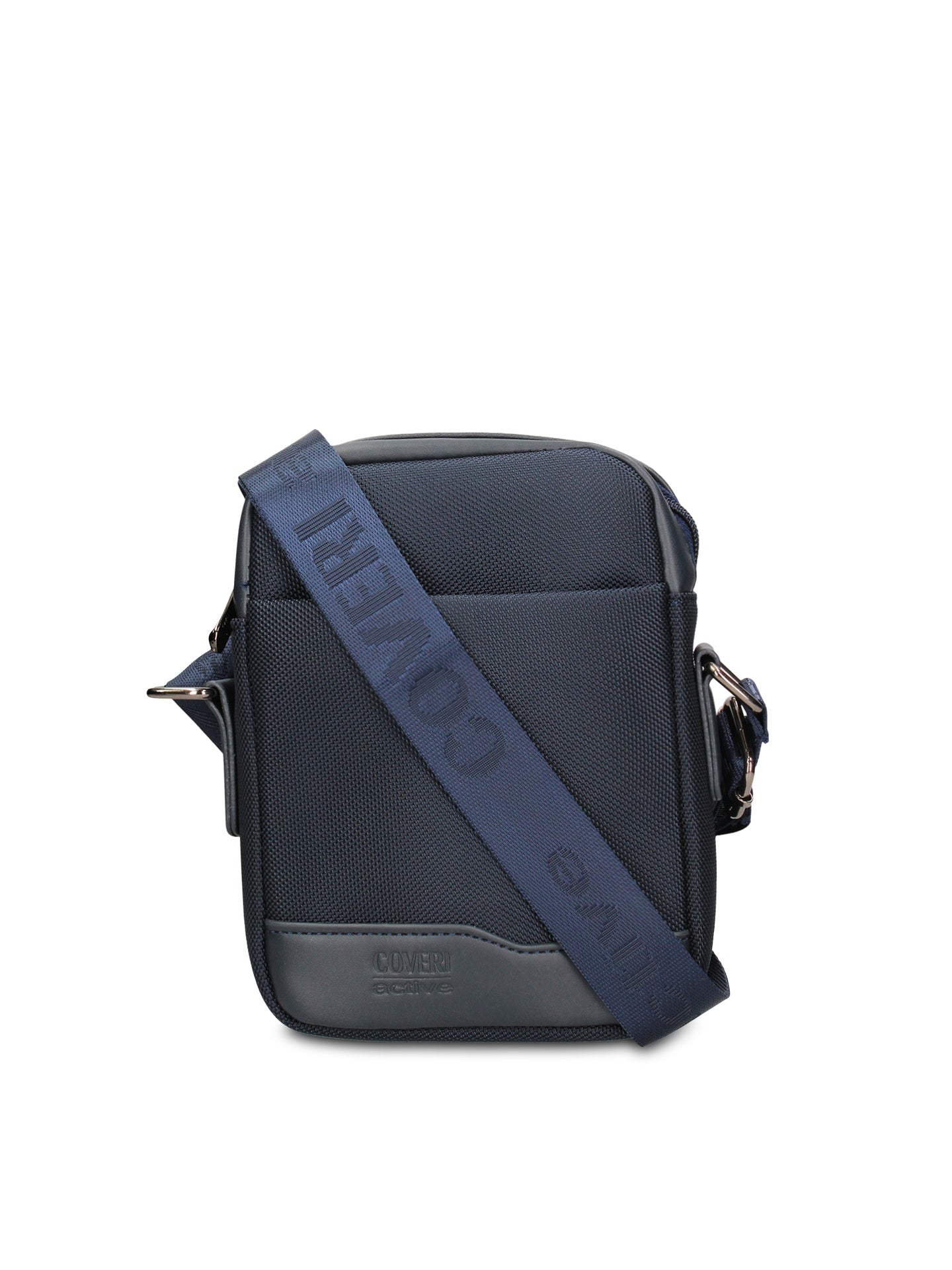 Borsa a Tracolla in 100% Pu Vegan Leather Blu