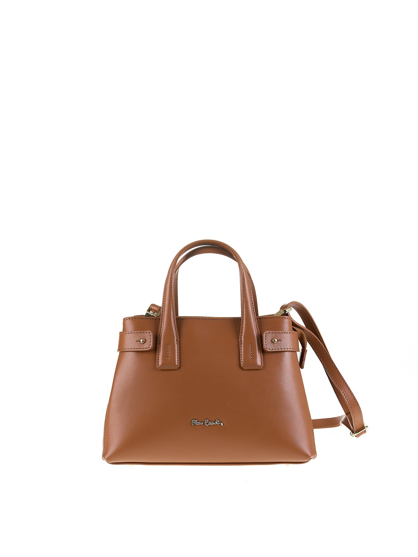 Borsa a Mano in Vera Pelle Cuoio Pierre Cardin