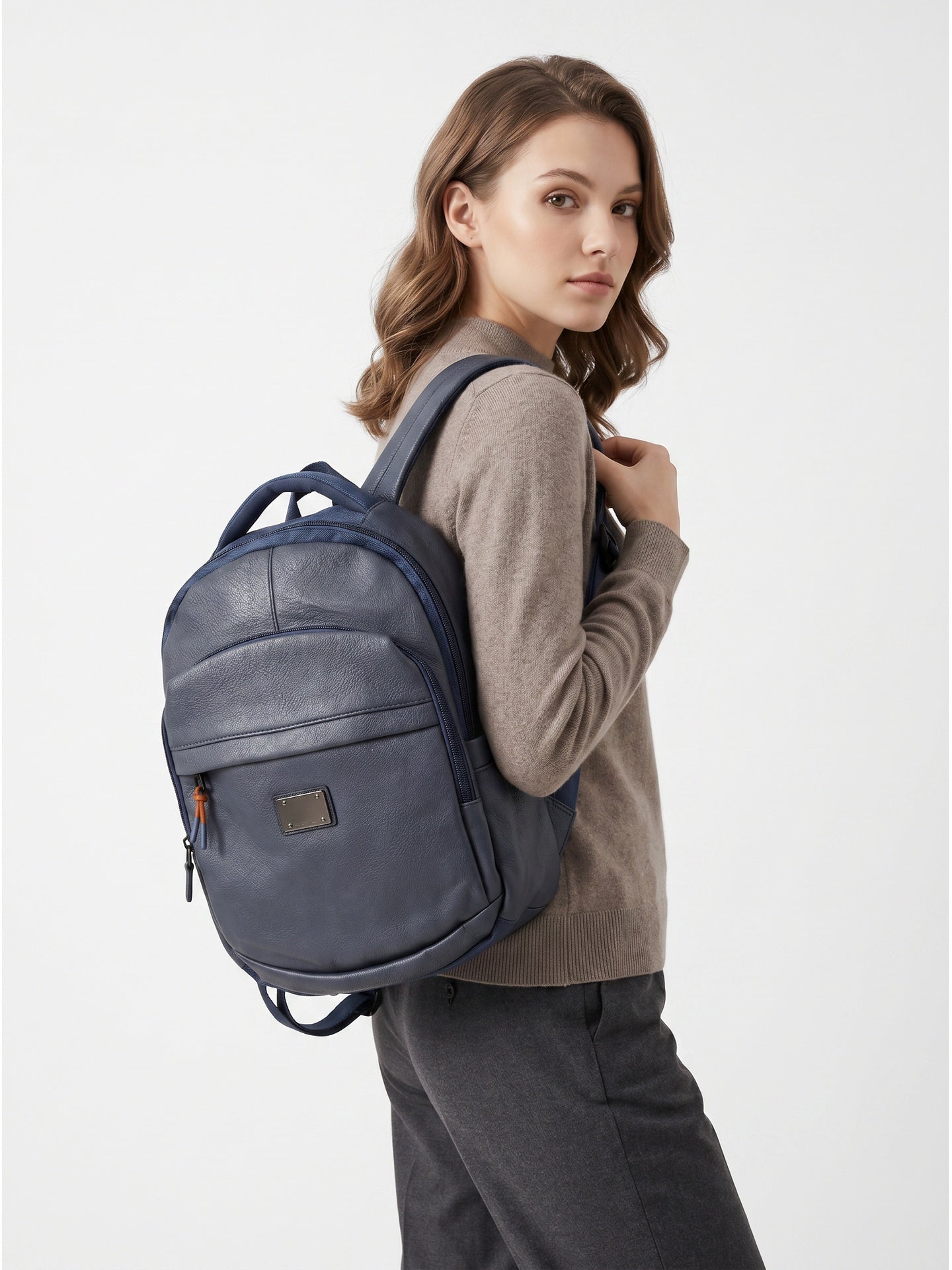 Zaino in Poliestere 100% Blu