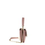 Borsa a Spalla in Vera Pelle Malva