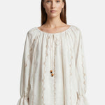 Vestito in Cotone Bianco Roberta Rossi