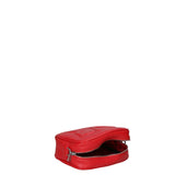 Borsa a Tracolla in Dollaro Leather Rosso