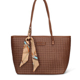 Borsa a Mano Donna in Pelle Vegana Marrone Pierre Cardin