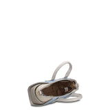 Borsa a Mano in Pelle Vegana Blu
