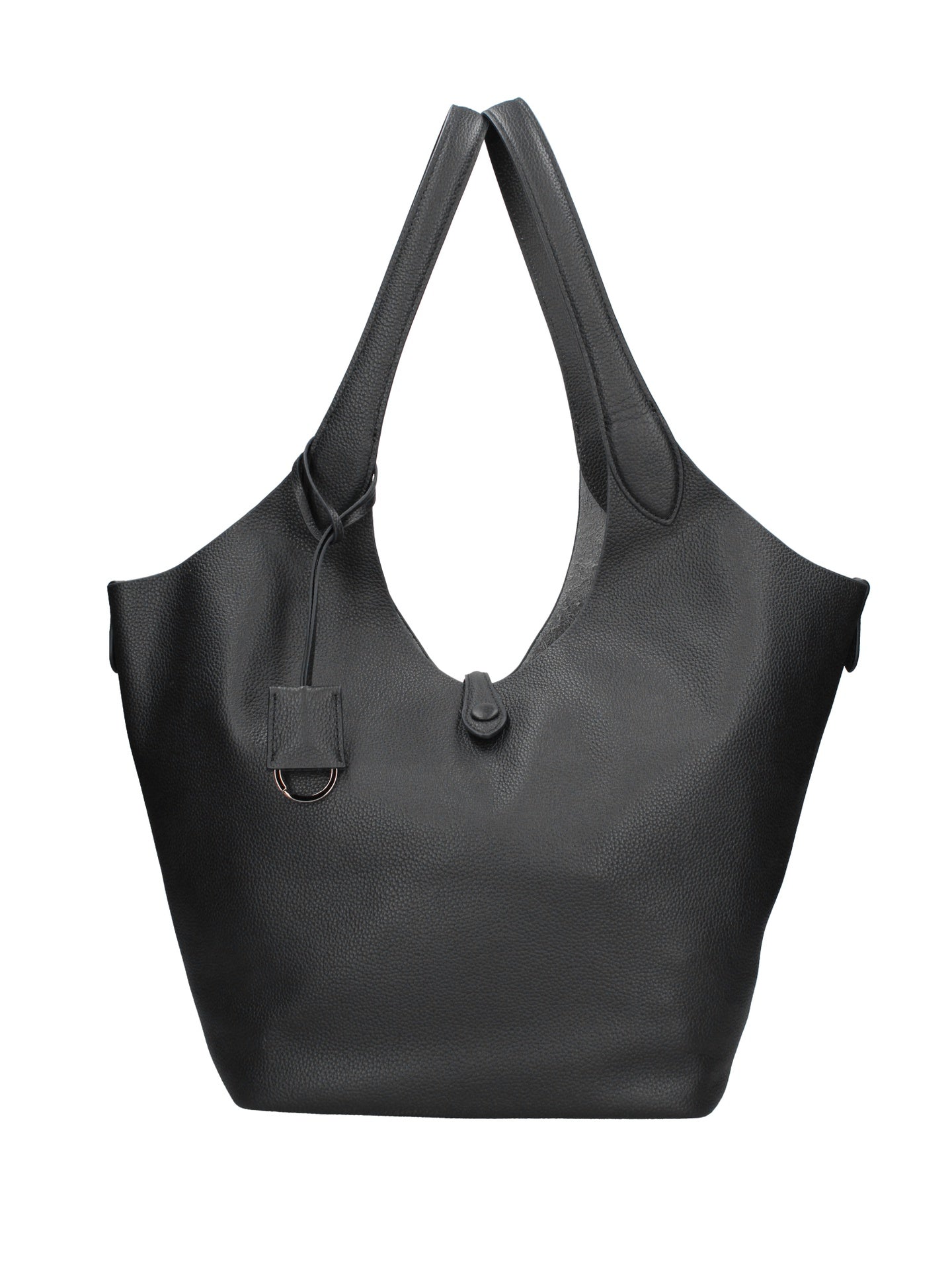 Borsa a Mano in Vera Pelle Nero Chiara Ferretti