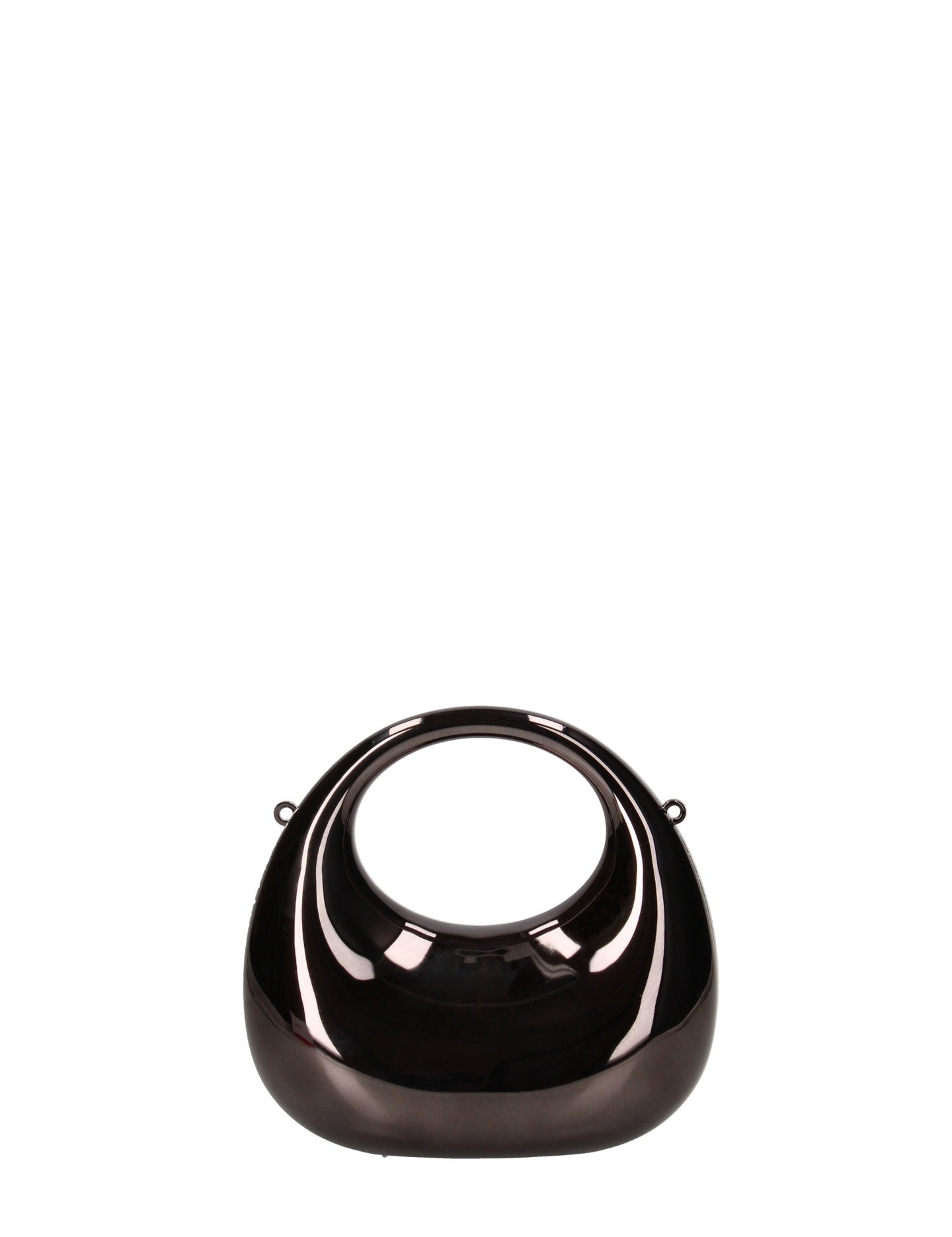 Borsa a Tracolla in Pvc Nero Chiara Ferretti