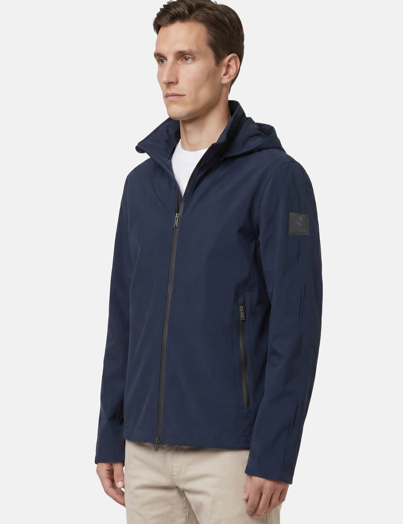 Giubbotto in Poliestere Blu Navy
