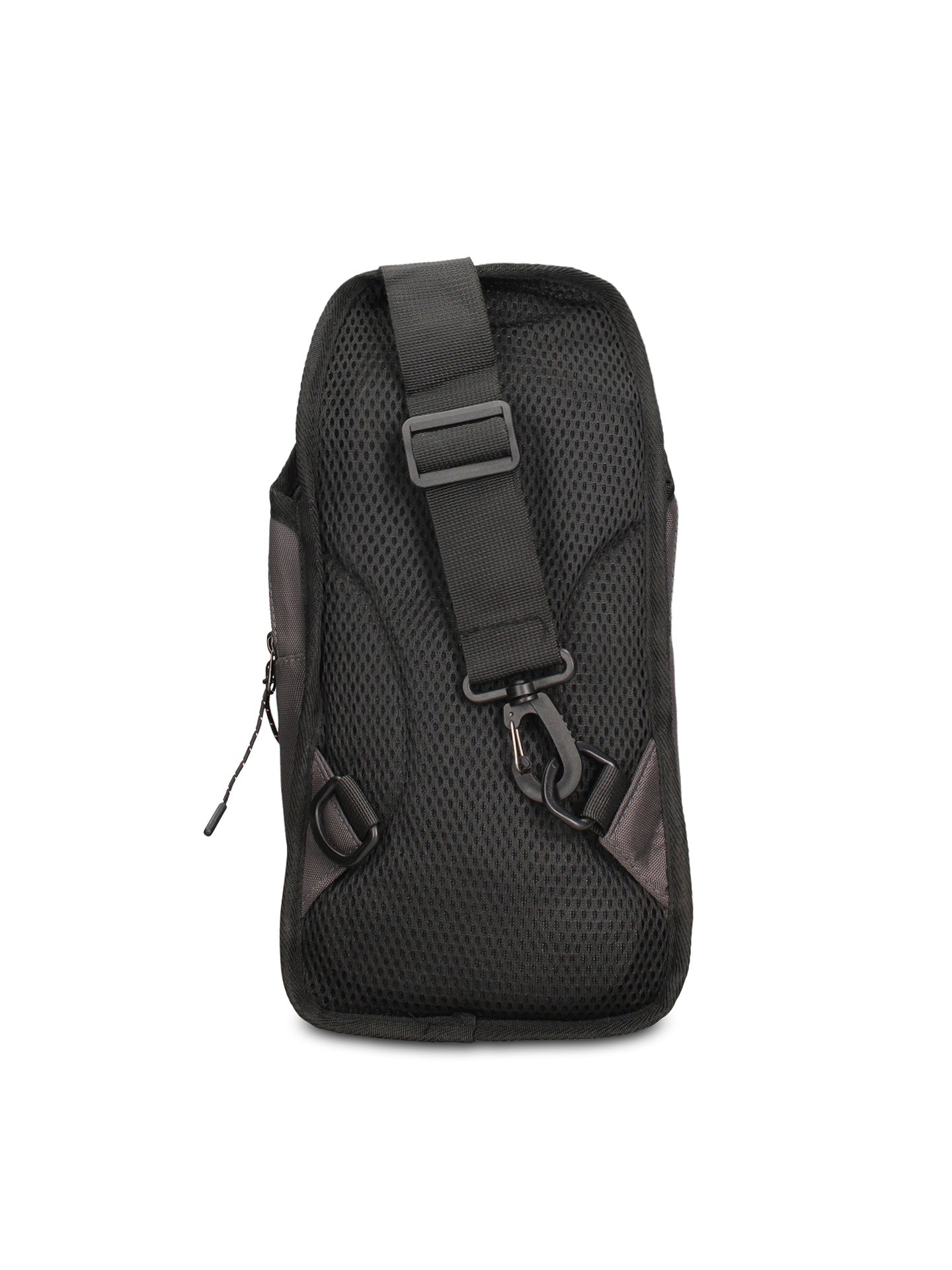 Marsupio in 100% Pu Vegan Leather Grigio Scuro