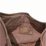 Borsa a Tracolla in Dollaro Leather Rosa