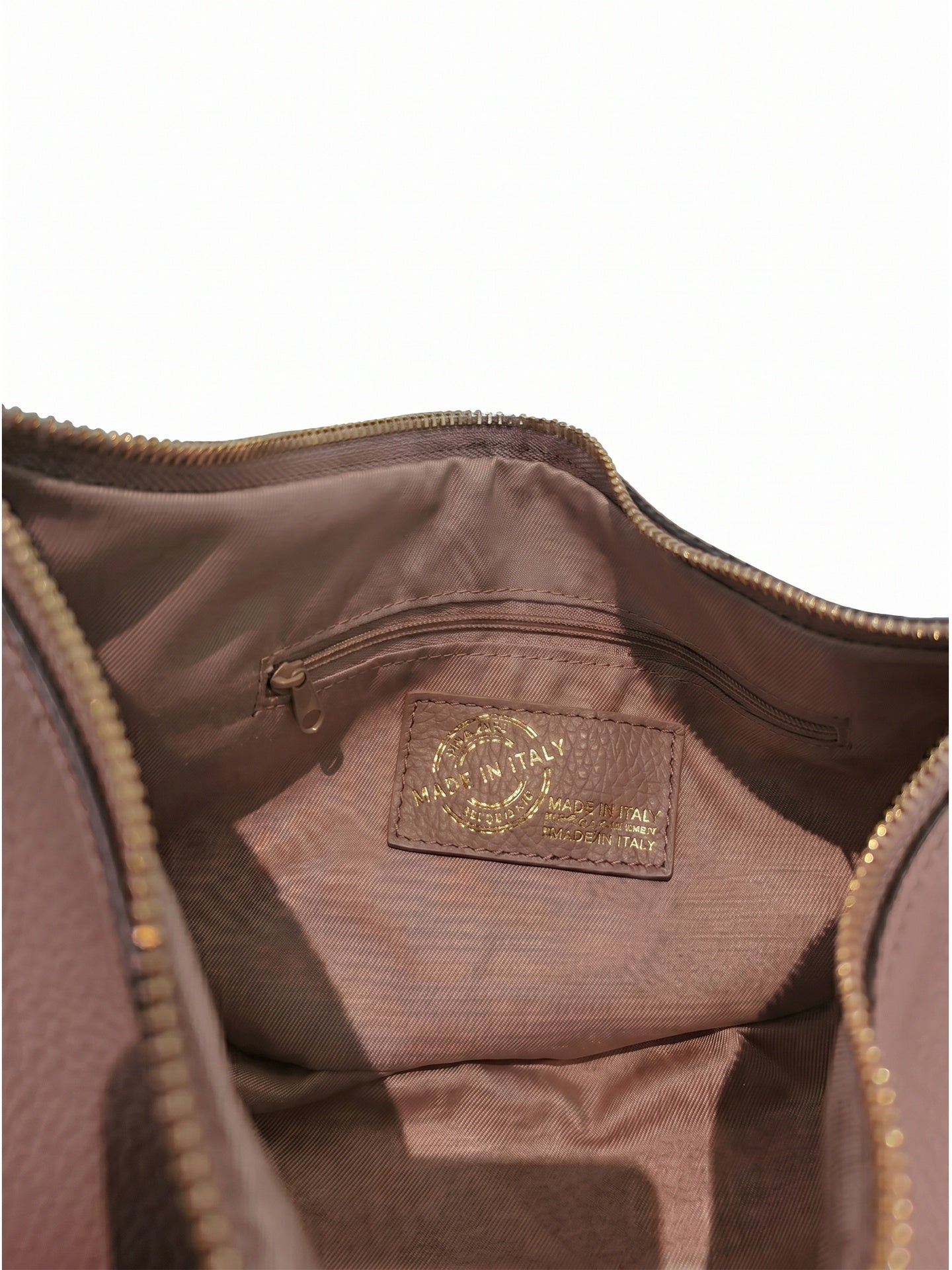 Borsa a Tracolla in Dollaro Leather Rosa