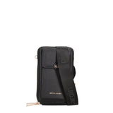 Porta Cellulare Donna in Pelle Vegana Nero