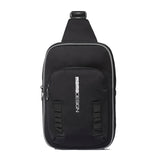 Borsa a Tracolla Uomo Cynosure Lux in Pelle Vegana Black Momo Design