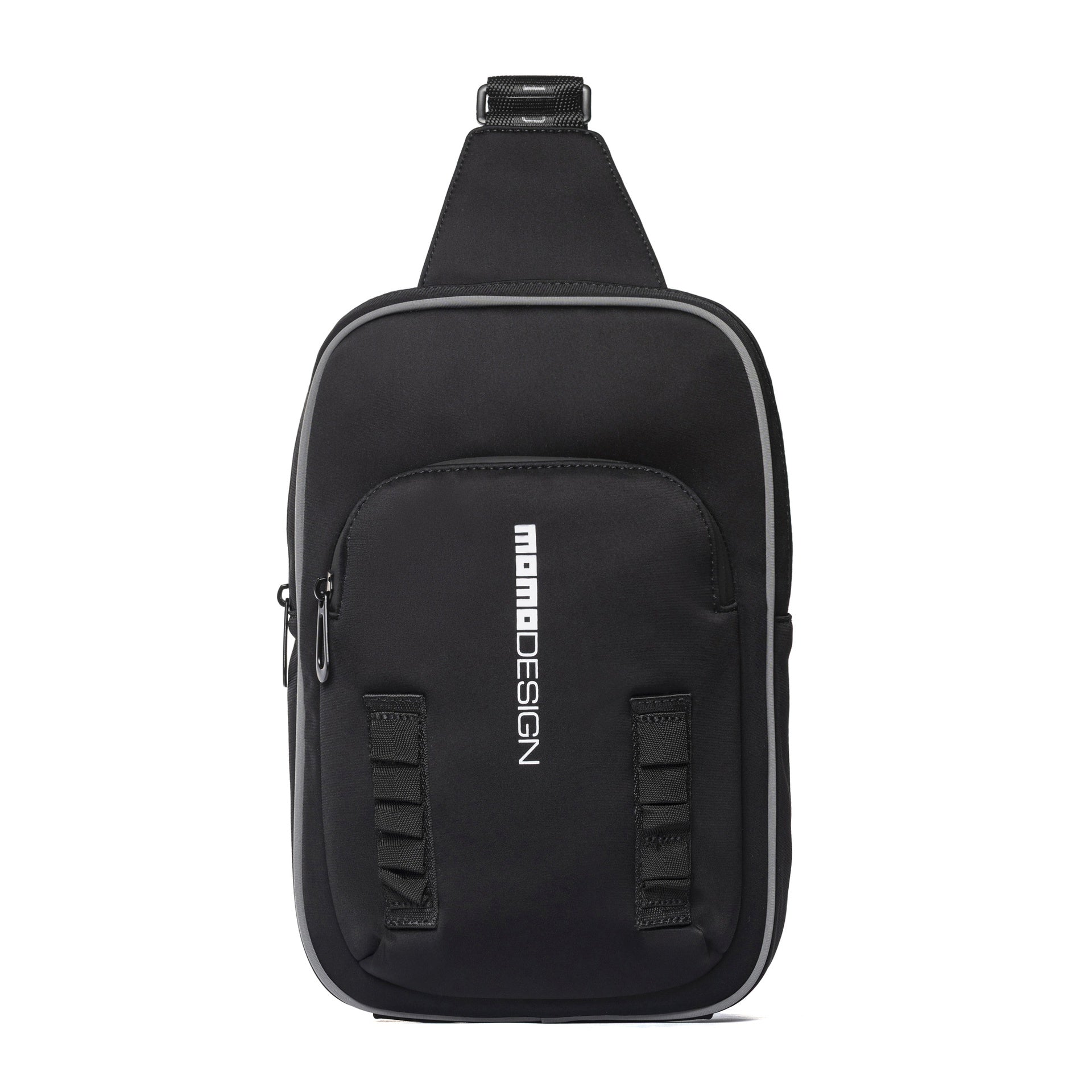 Borsa a Tracolla Uomo Cynosure Lux in Pelle Vegana Black Momo Design