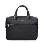 Borsa in Vera Pelle Blu Scuro Pierre Cardin