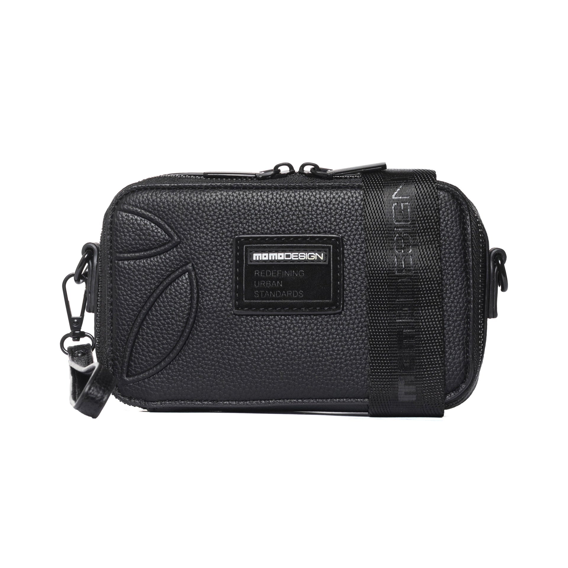 Borsa a Bauletto Uomo Made in Cina in Pelle Vegana Black Momo Design