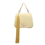 Borsa a Mano in Polyurethane Giallo