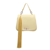 Borsa a Mano in Polyurethane Giallo