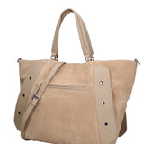 Borsa a Mano in Vera Pelle Cappuccino