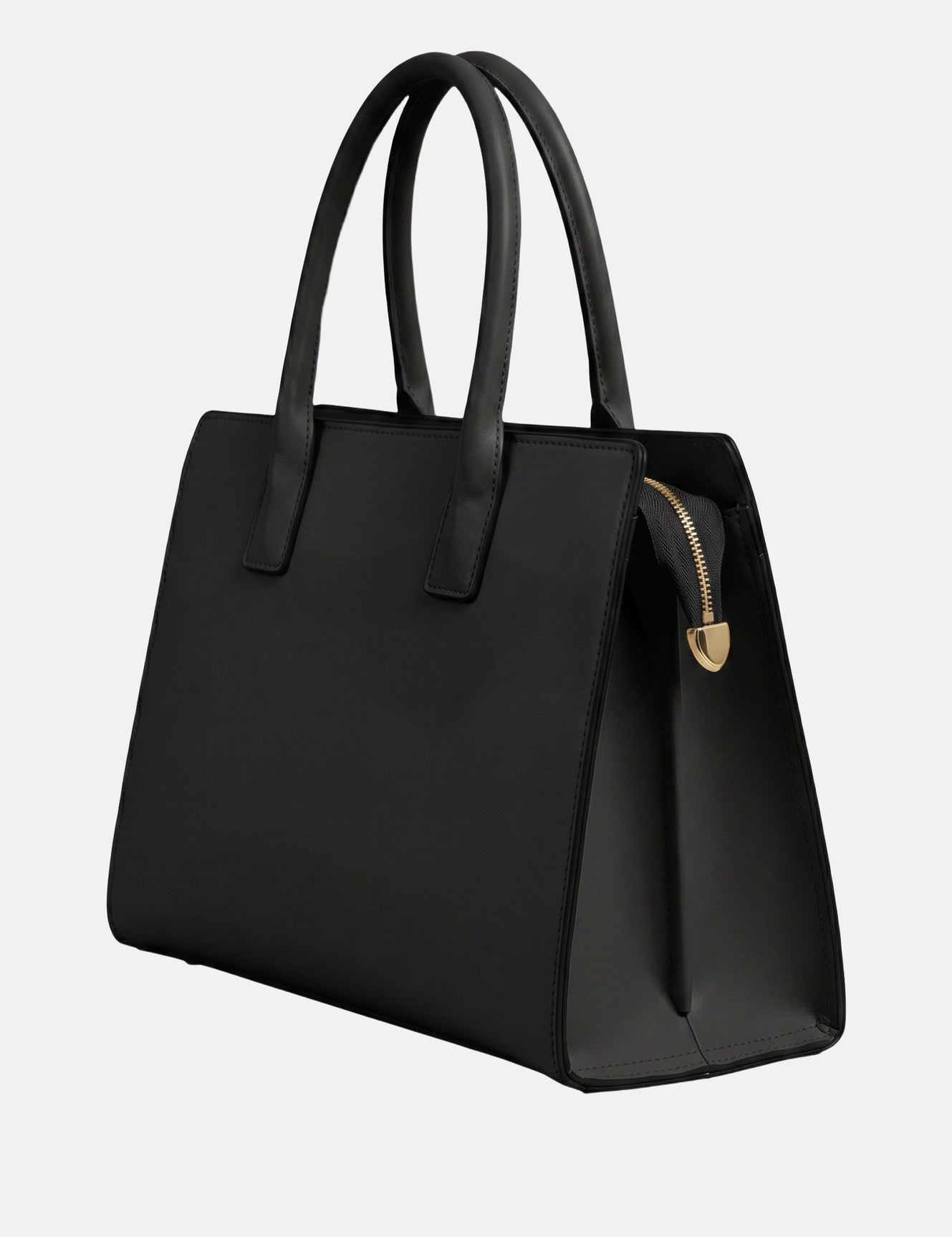 Borsa a spalla in Pelle Vegana Nero