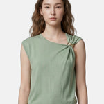 Vestito in Viscosa Verde Roberta Rossi