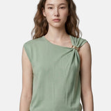 Vestito in Viscosa Verde Roberta Rossi