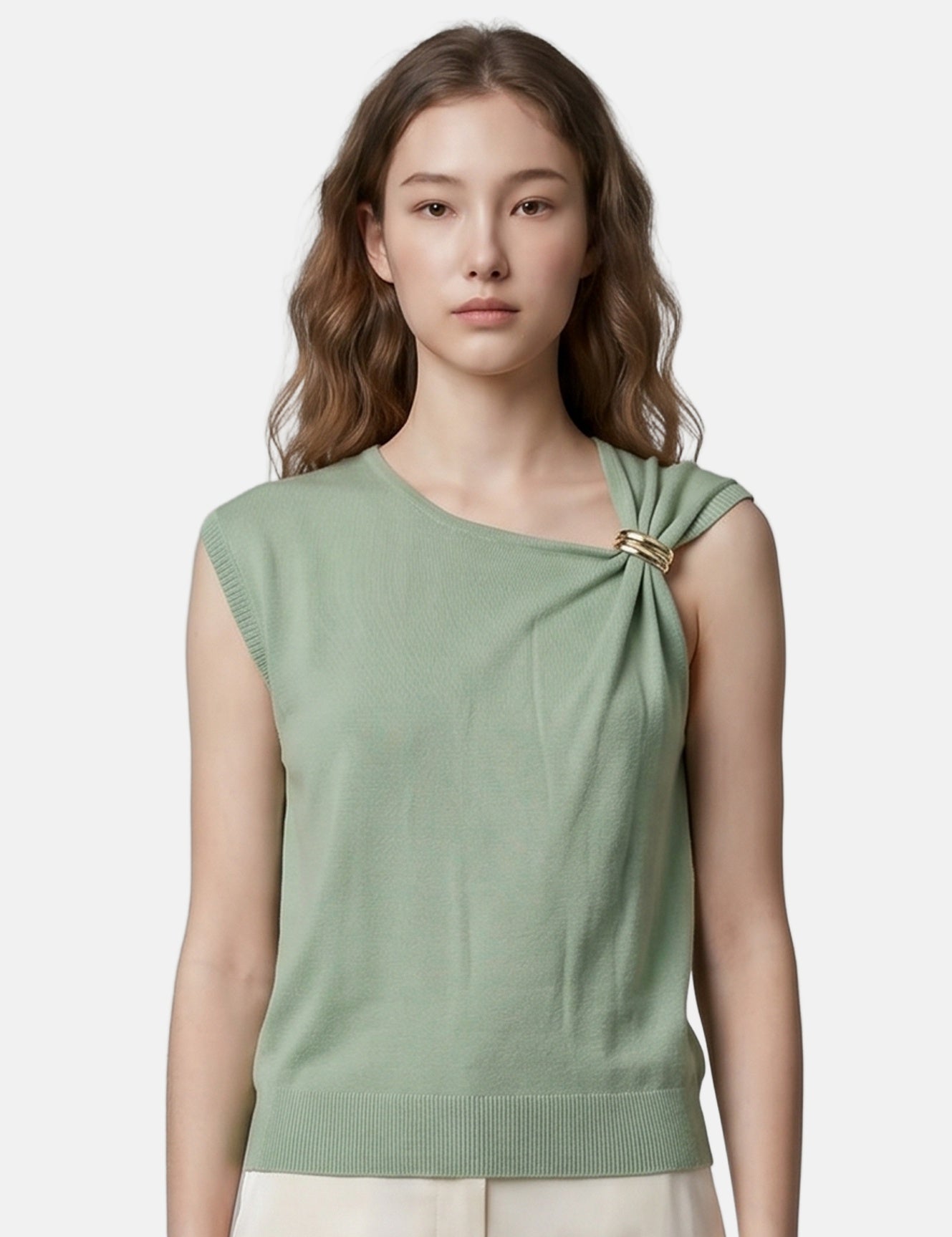 Vestito in Viscosa Verde Roberta Rossi