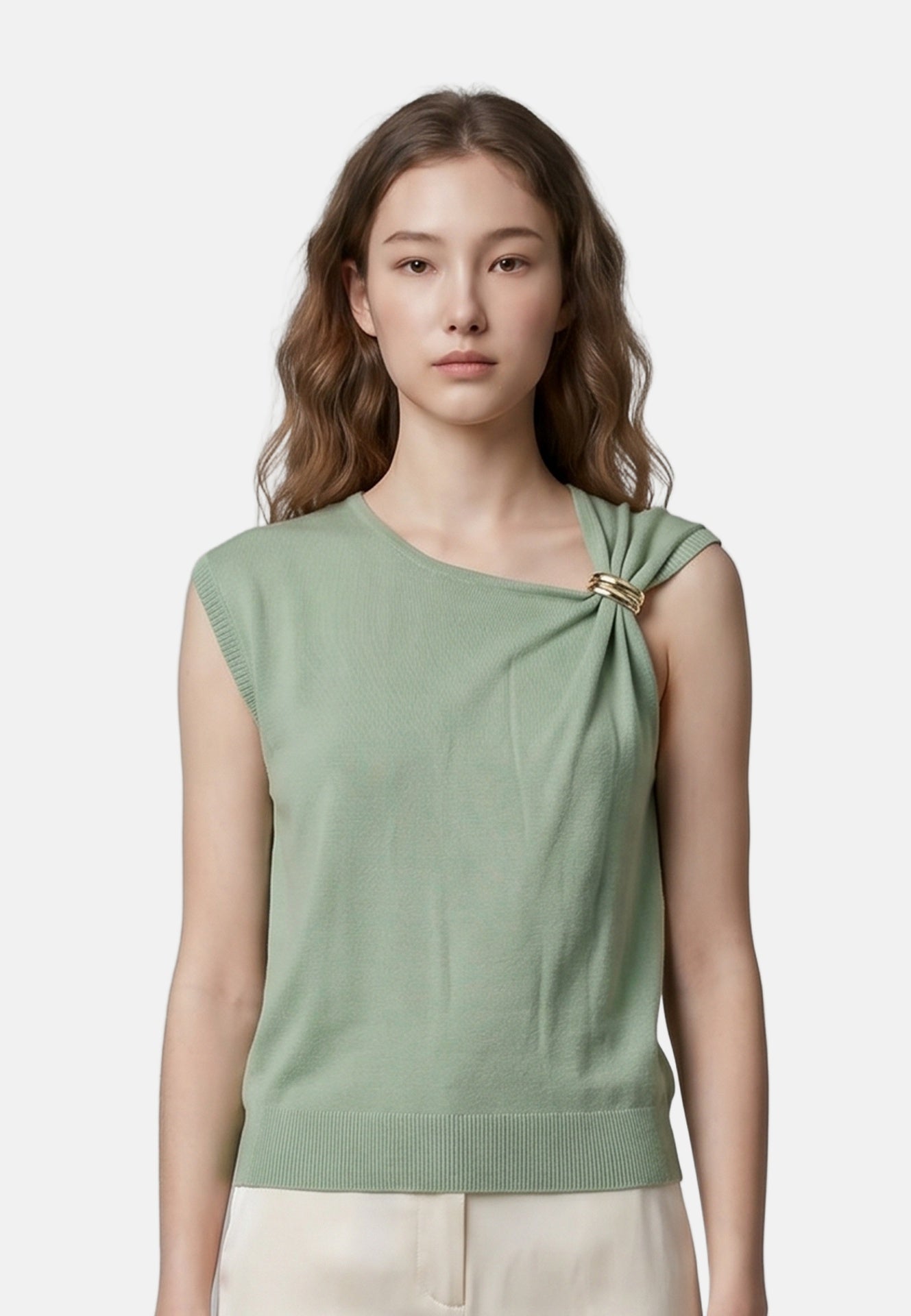 Vestito in Viscosa Verde Roberta Rossi