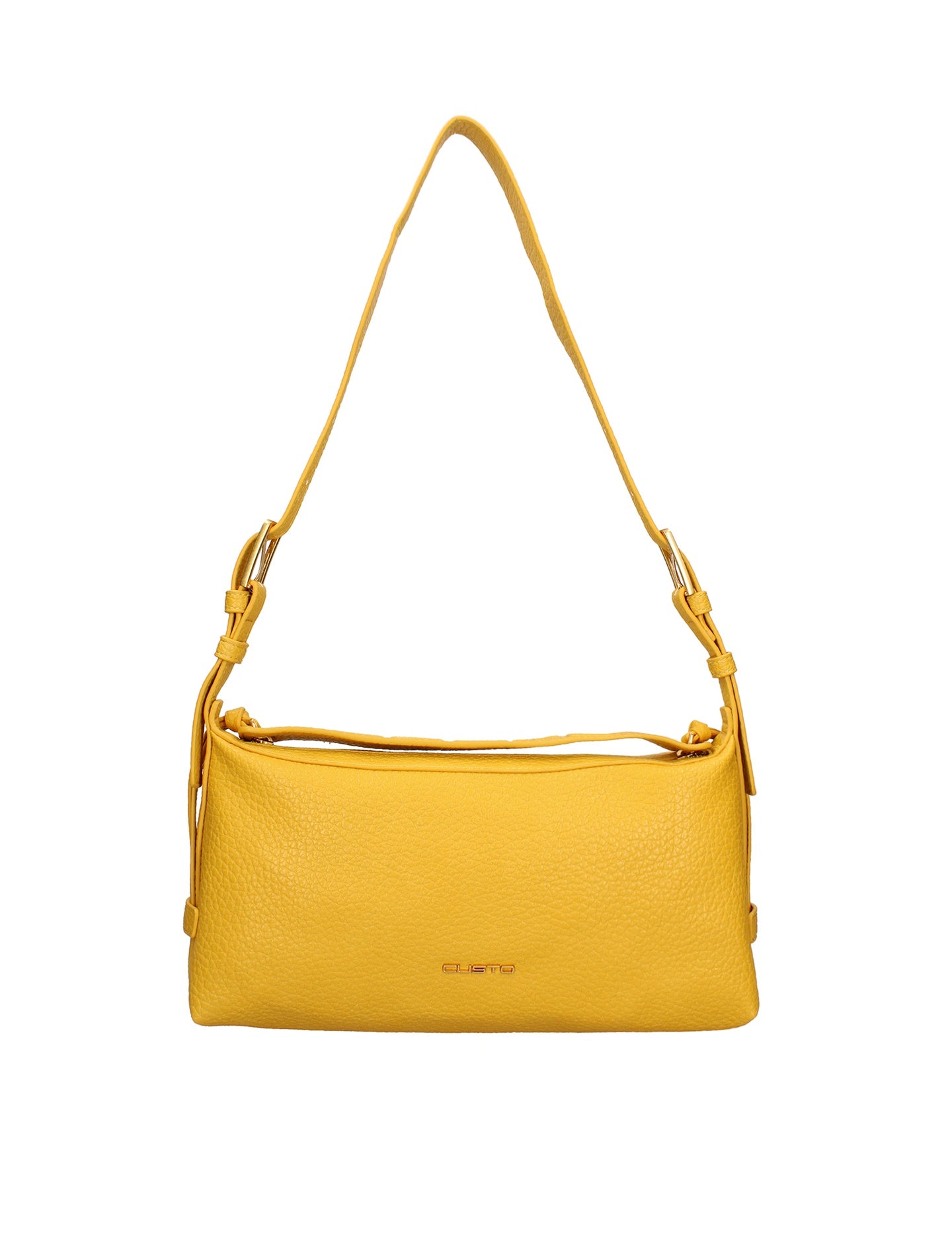 Borsa a tracolla CUSTO - Mostarda