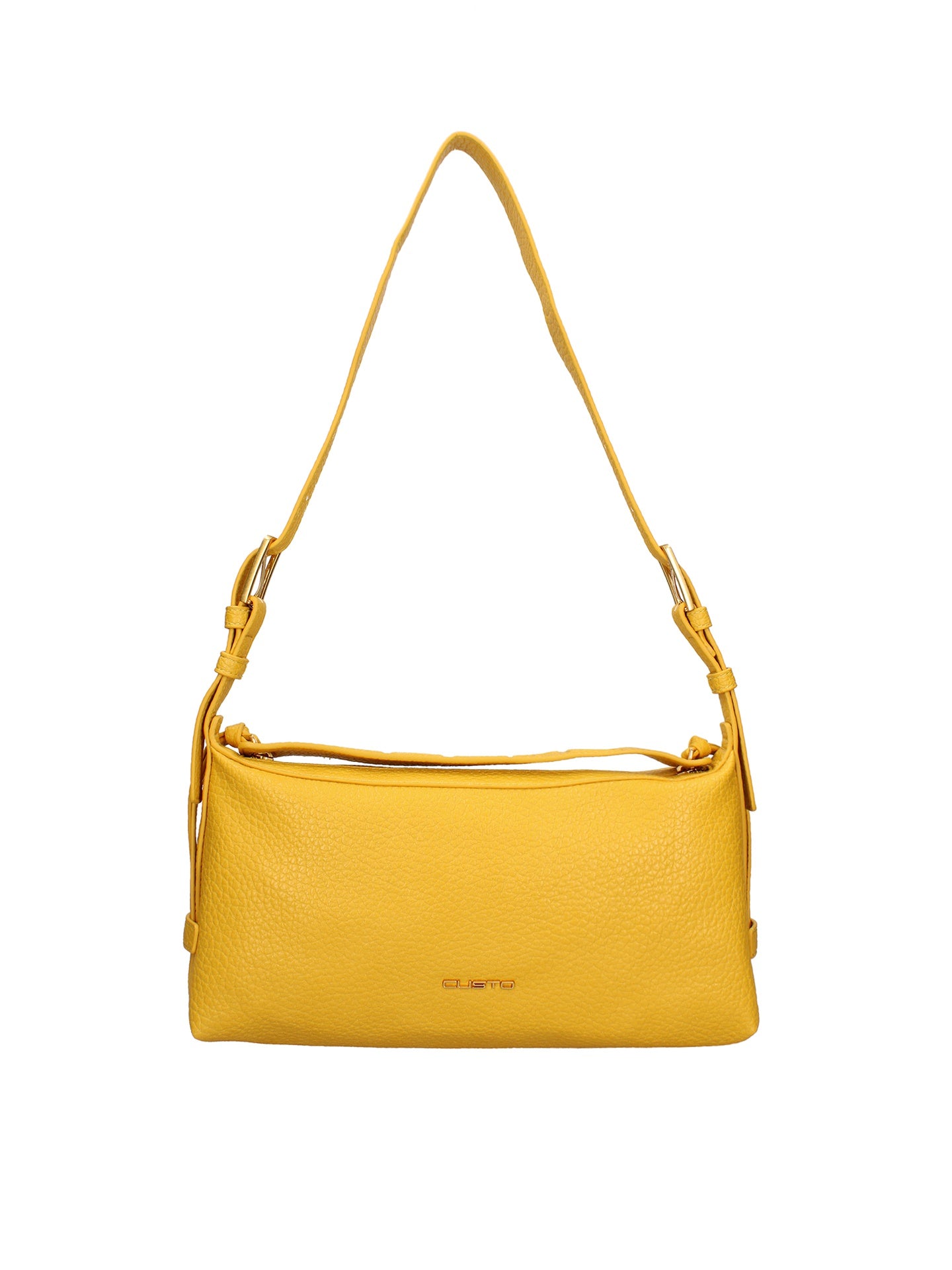 Borsa a tracolla CUSTO - Mostarda