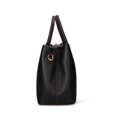 Black Vegan Leather Handbag