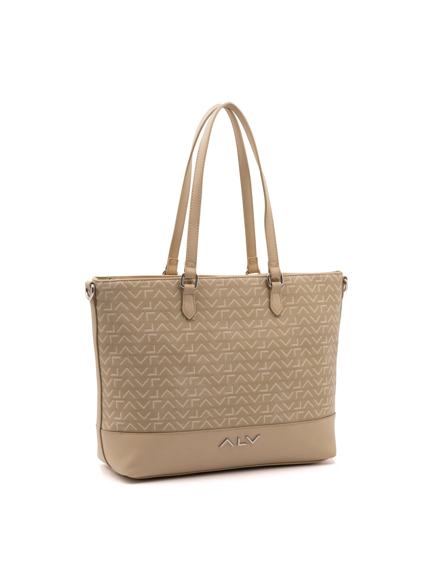 Borsa Shopper da donna ALV - Bianco