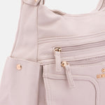 Borsa a Spalla in Pelle Vegana Beige