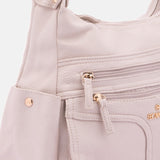 Borsa a Spalla in Pelle Vegana Beige