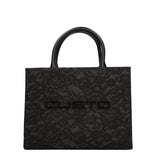 Borsa a spalla CUSTO - Nero