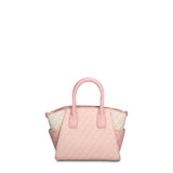 Bolso de mano rosa de piel vegana