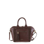 Borsa a Mano in Vera Pelle Cioccolato Pierre Cardin