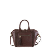 Borsa a Mano in Vera Pelle Cioccolato Pierre Cardin