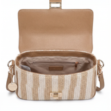 Borsa a Tracolla in Poliestere Beige