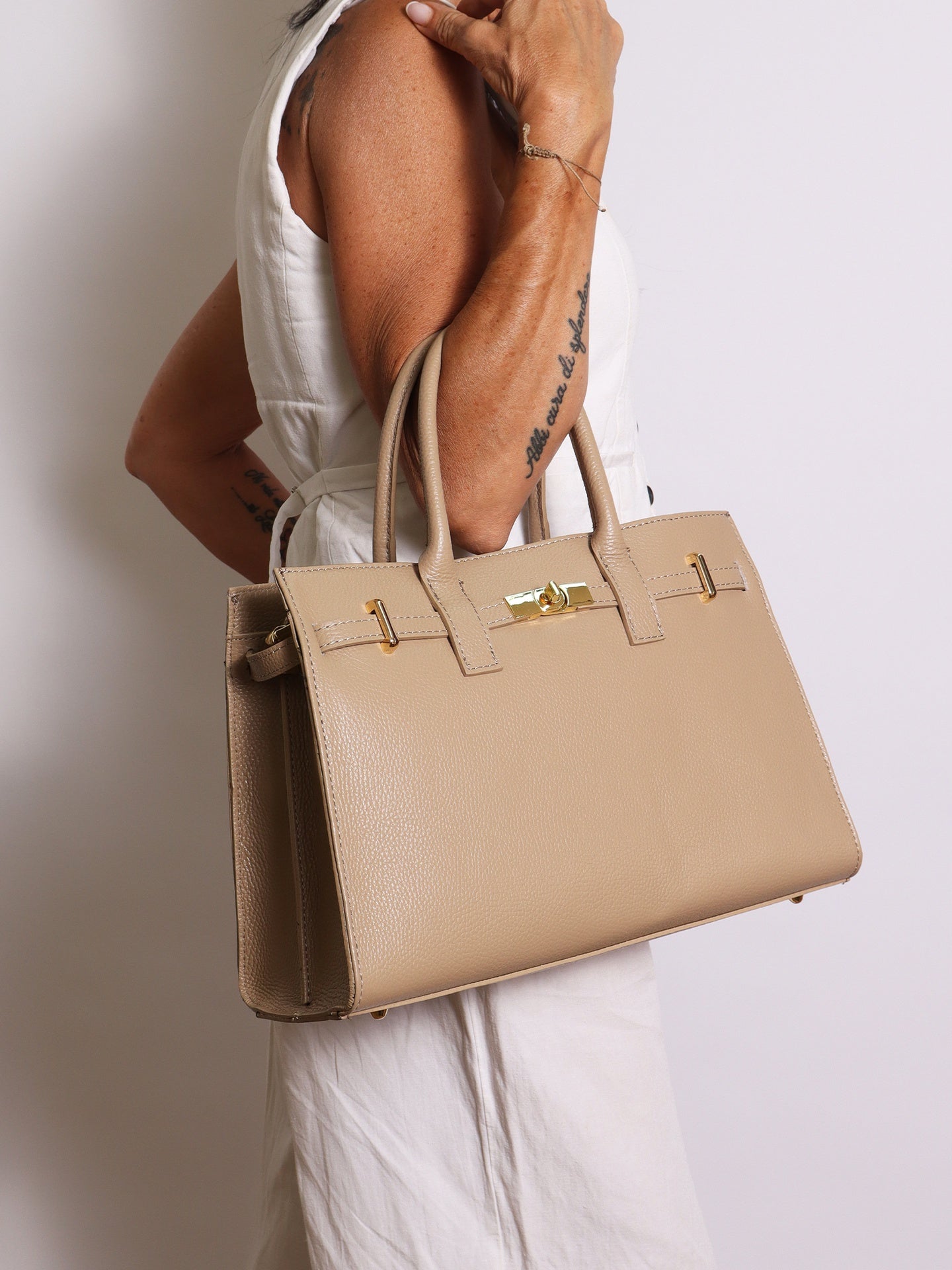 Borsa a mano 81008 | Taupe - Secretrend