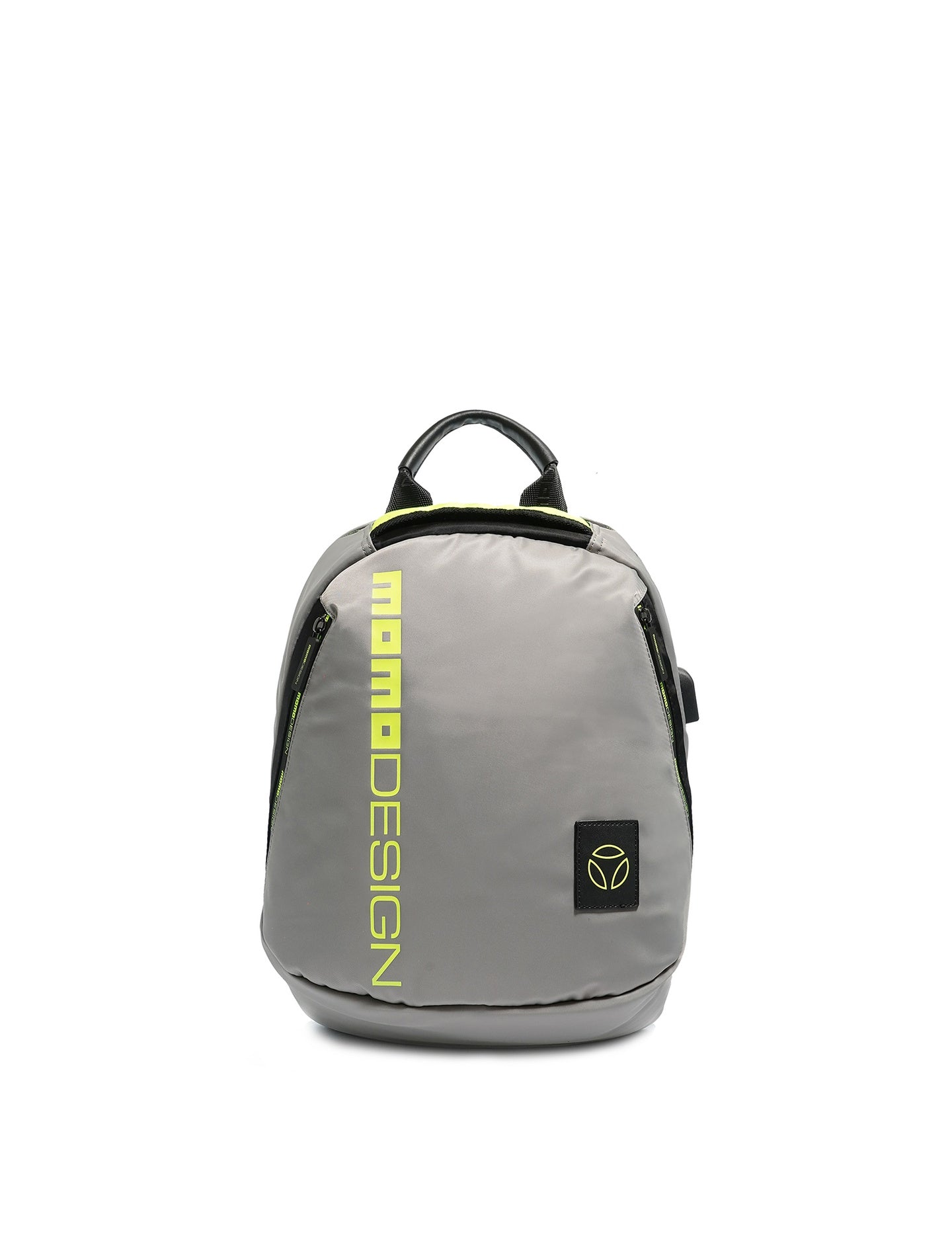Zaino in Polyurethane Grigio