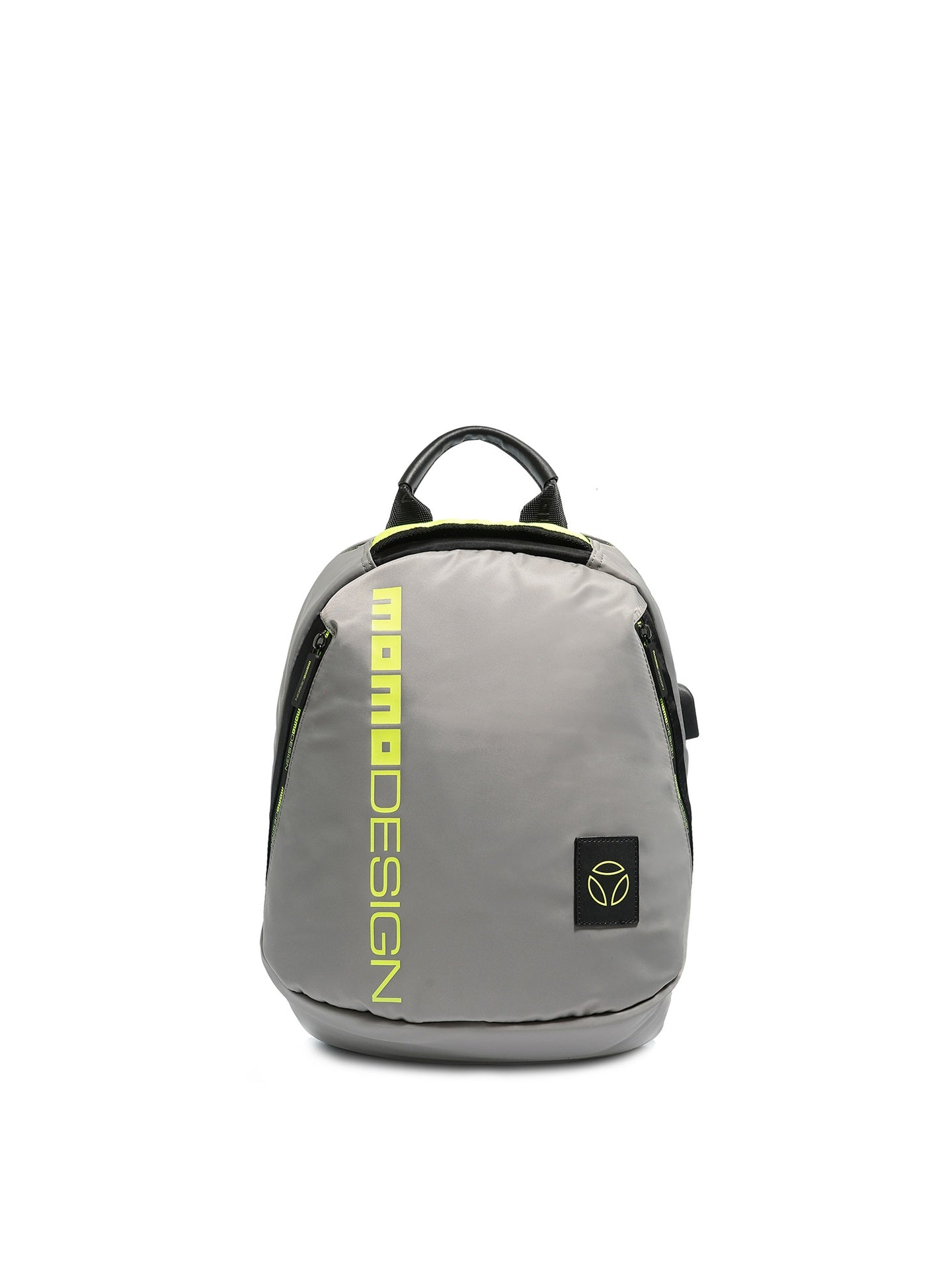 Zaino in Polyurethane Grigio